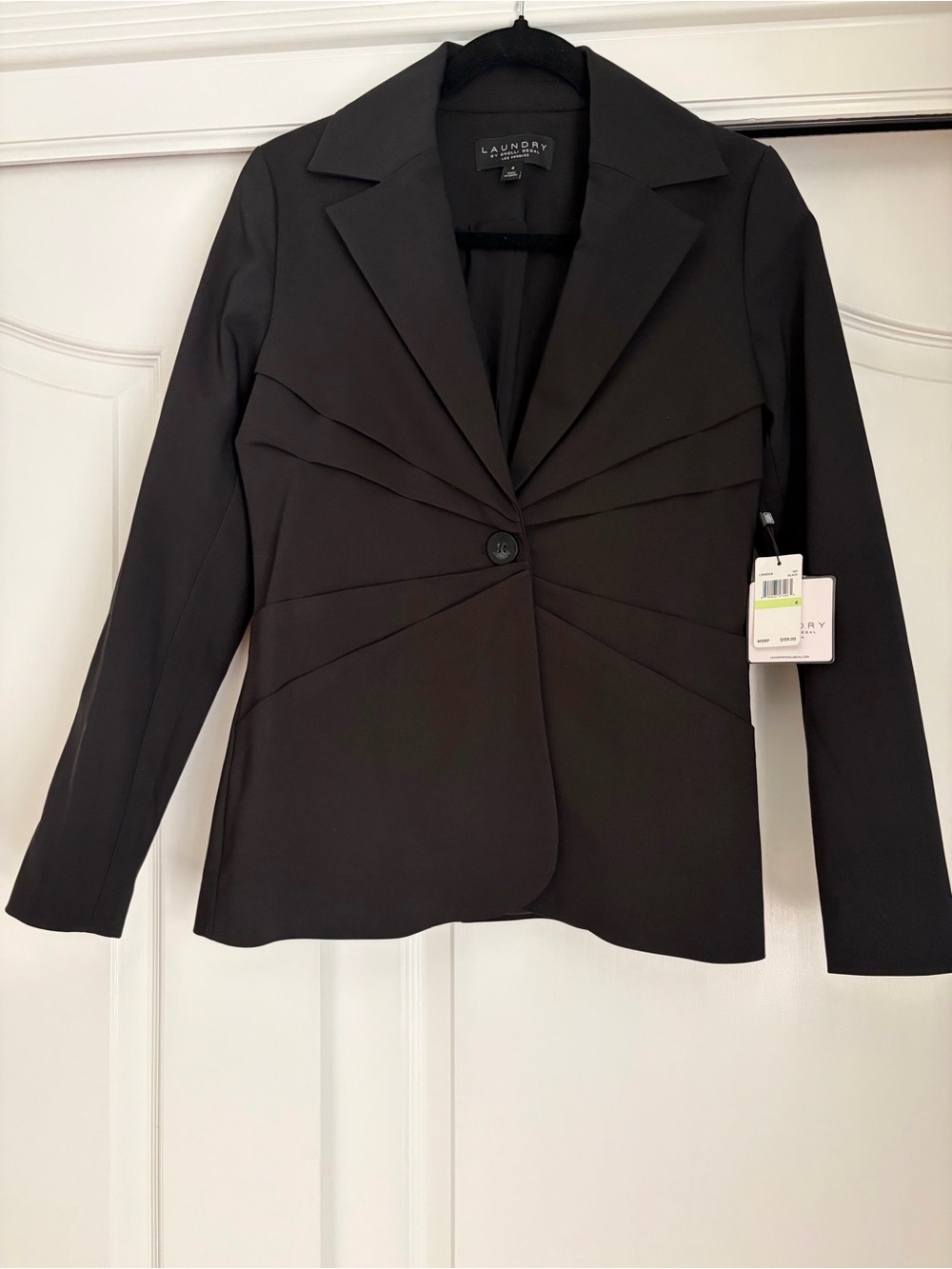Laundry by Shelli Segal Black Blazer Jacket